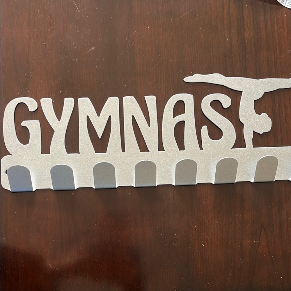 Gymnast Silver Medal Holder‎ Wall Decor